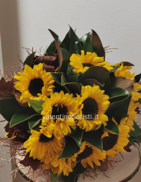 Bouquet di girasoli
